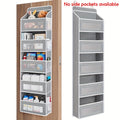 1PC Hanging Storage Bag with Pockets Over The Door Wall Mounted Storage Rack for Household Space Saving Hanging Organizer Home Oasis Select Light Grey