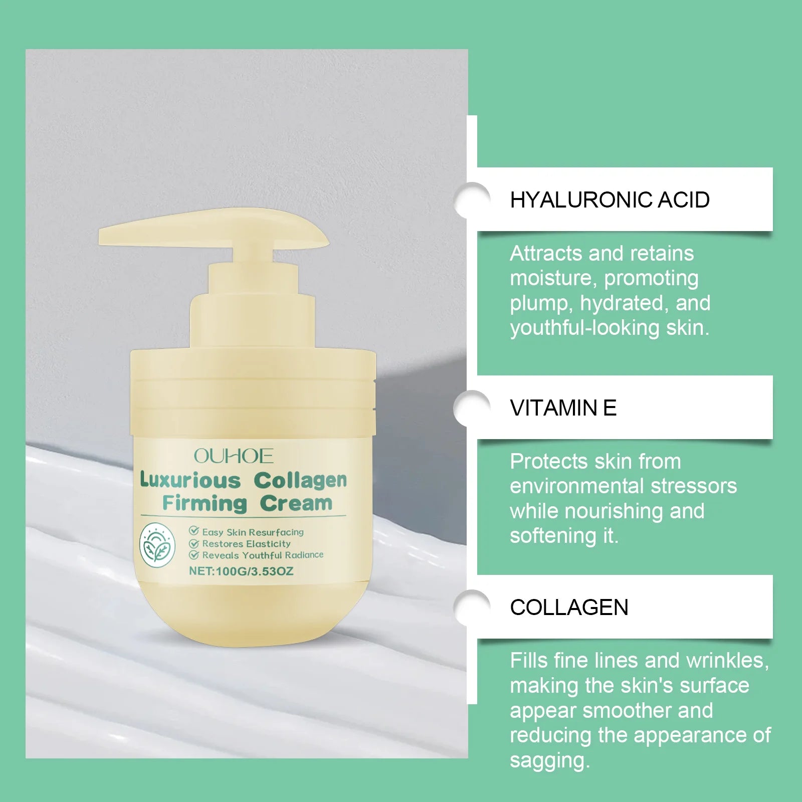 Collagen Firming Body Cream – Tighten, Lift & Brighten Skin Firming Body Cream Oasis Select
