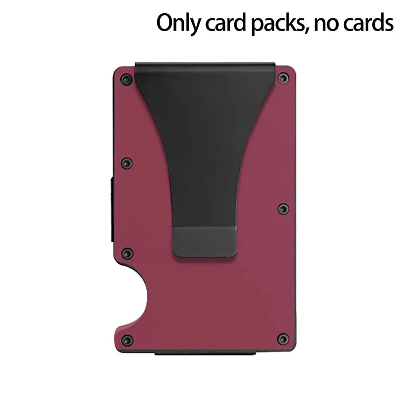 Slim RFID Minimalist Wallet – Card Holder & Money Clip