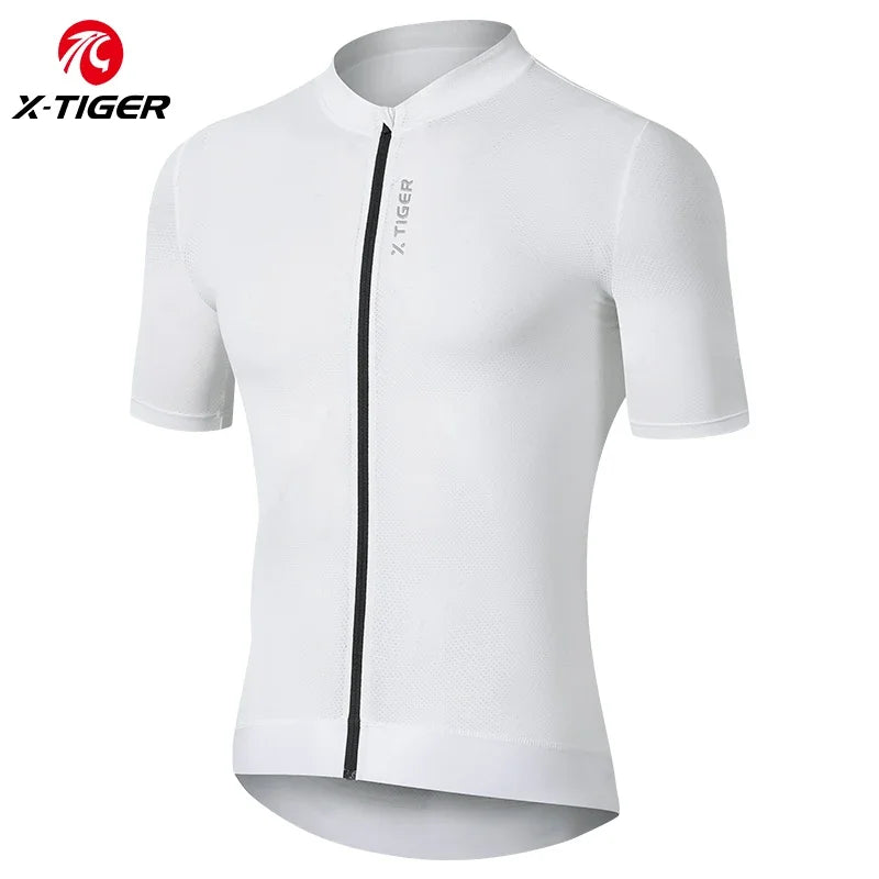 X-TIGER Cycling Jersey Men Women High Quality Cycling jerseys Breathable Slim Fit Short Shirt SPF 50 MTB Road Bike Jersey Oasis Select XM-DY-38002 M