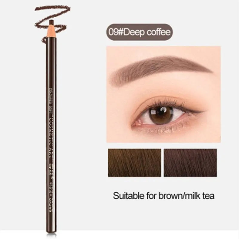 Waterproof Eyebrow Pencil Brown & Black | Long-Lasting Brow Pen
