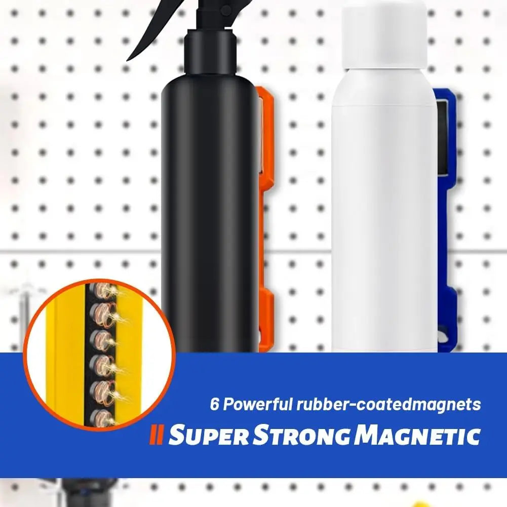 3D Magnetic Aerosol Can Holder Spray Can Rack Tool-Free Installation Space Saving Organizer for Garage Workshop Kitchen Toolbox Oasis Select