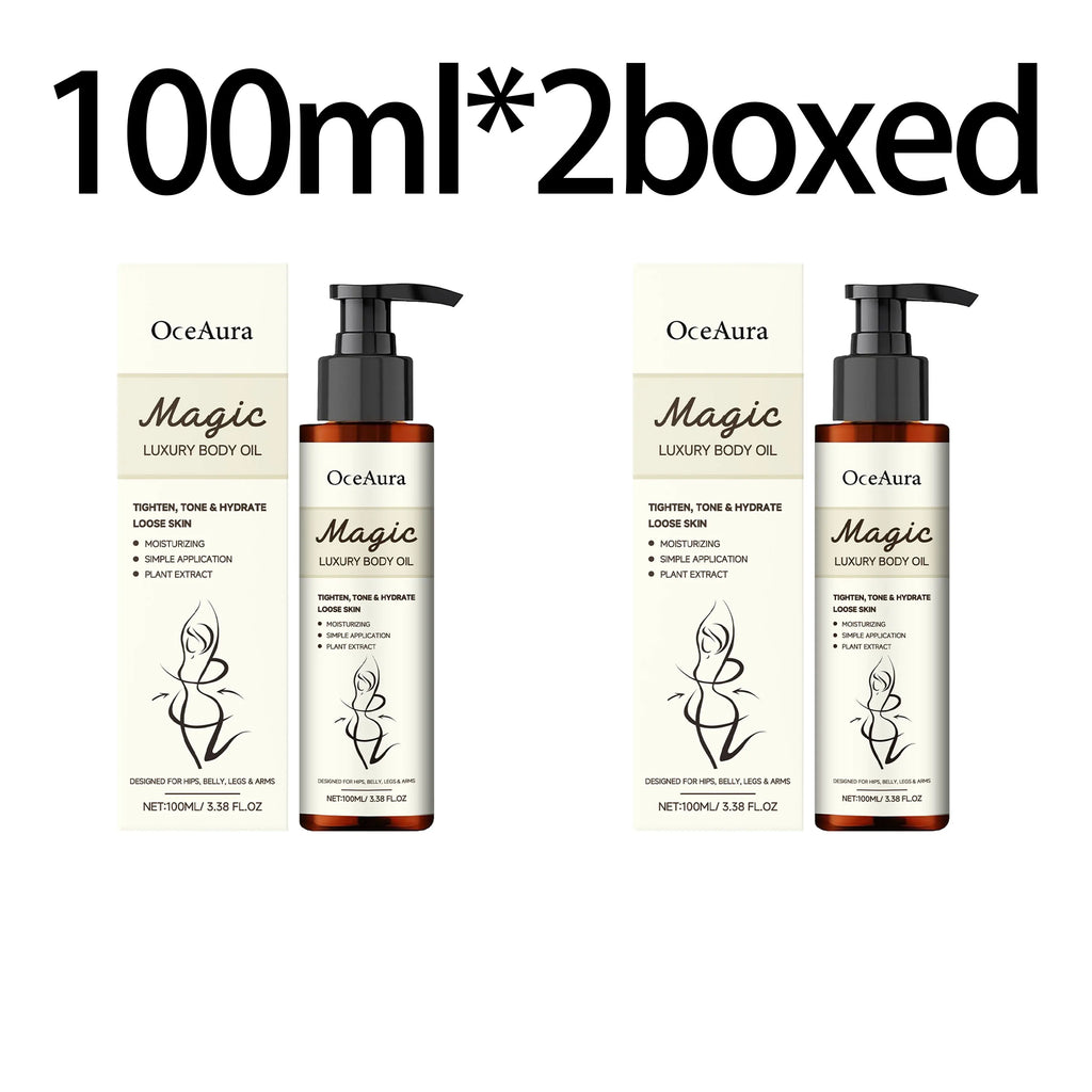 Bouncy Body Oil Moisturizing Anti Cellulite Firming Fade Fine Line Improve Sagging Body Refreshing Hydrate Firming Body Oil Oasis Select 100mlX2boxed