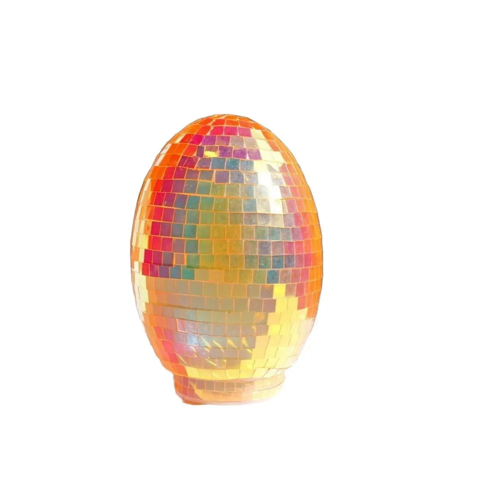 Easter Glass Disco Egg Ball – Shimmering Mirror Ornament