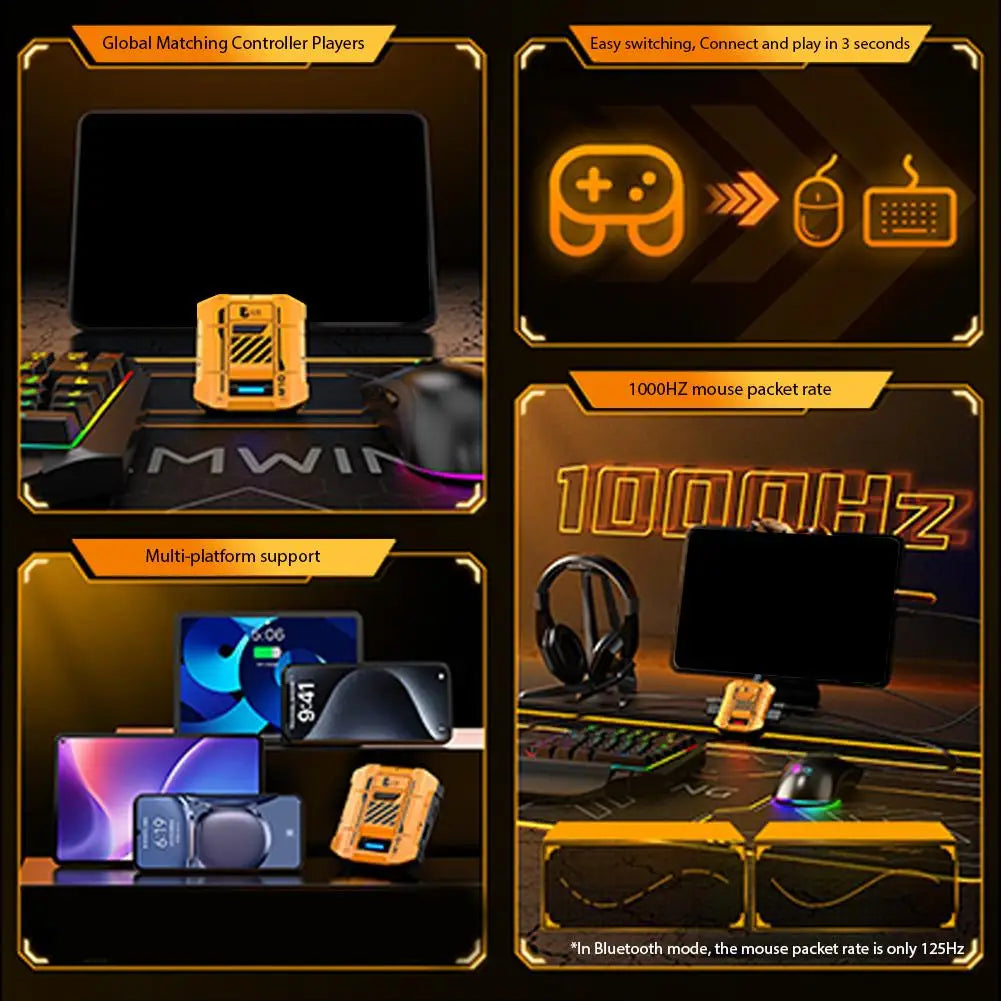 Gamwing M10 Mobile Game Keyboard & Mouse Converter – iOS & Android