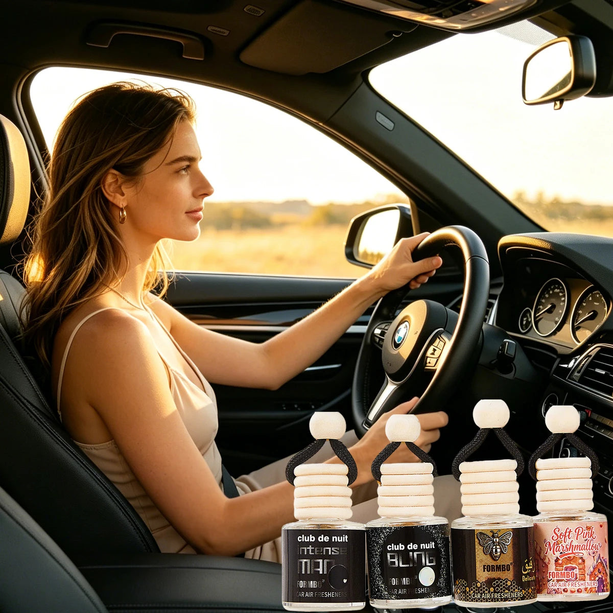 Long-Lasting Car Air Freshener – Essential Oil Fragrance Car Air Freshener Oasis Select