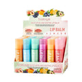 24PCs Natural Fresh Fruit Lip Balm Set Winter Moisturizing Lip Oil Long-Lasting Glossy Nourishing Lipstick Dry Lip Care Makeup Oasis Select 24pcs