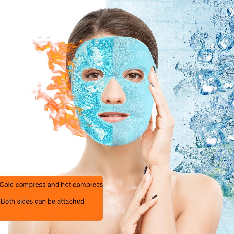 Reusable Facial Gel Ice Pack Mask – Hot & Cold Compress Beauty