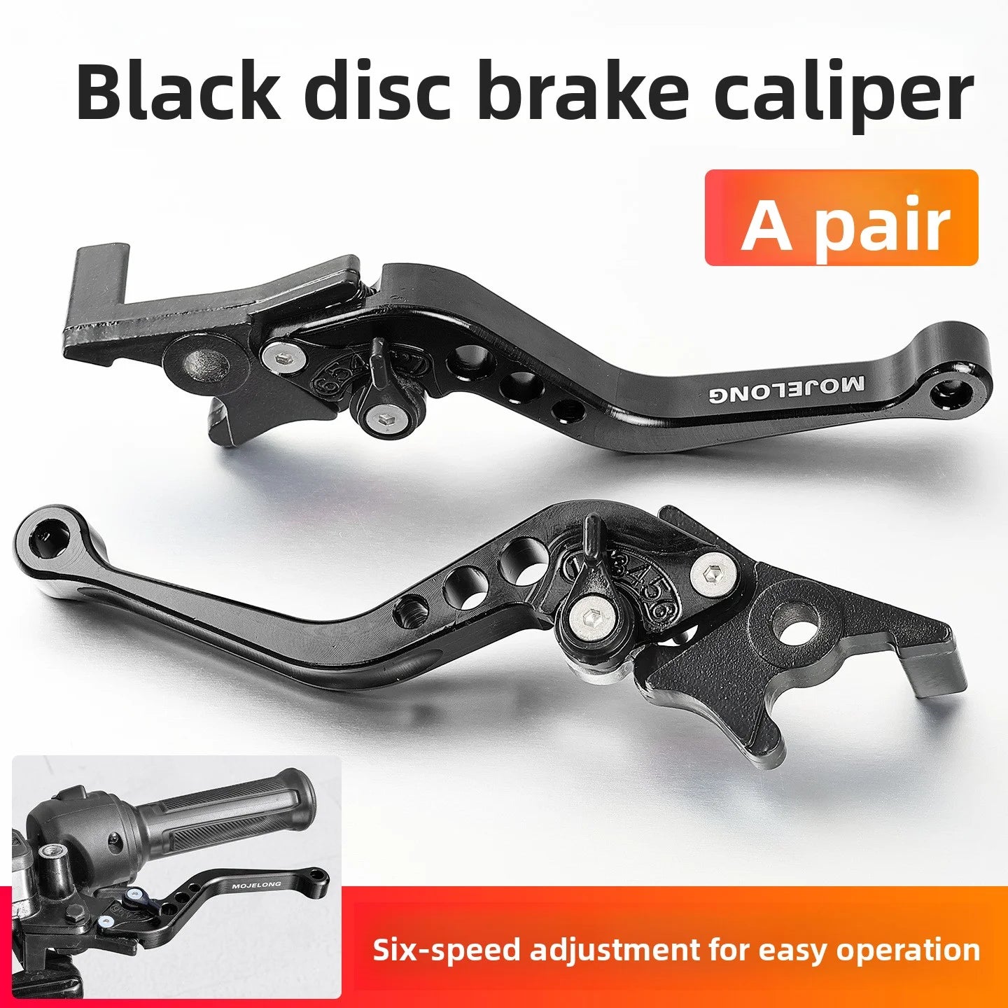 Brake handle, motorcycle modification handle, disc brake horn handle, handlebar, pull rod brake lever Oasis Select black