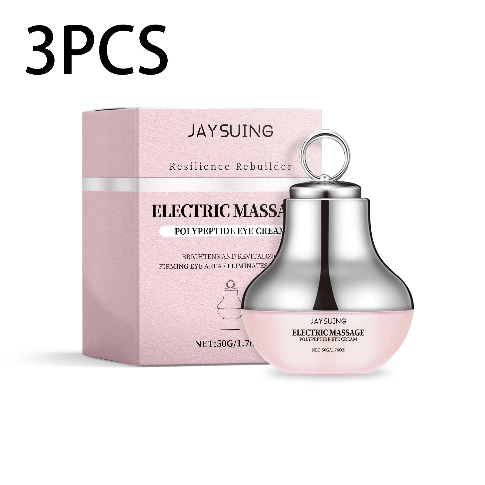 Electric Cooling Eye Massage Cream - Anti-Wrinkle Firming Gel with Roller Head for Dark Circles, Puffiness & Fine Line Reduction Oasis Select 150g boxed