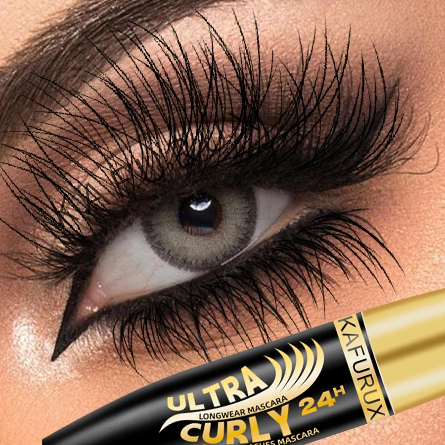 KAFURUX Lengthening Curling Black Mascara – Waterproof