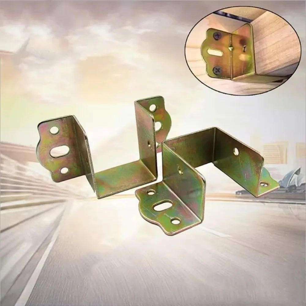 Gifts Thickened Bed Hinge Beams Connector Bed Beam Hook Up Steel Bedstead Furniture Hardware U-shaped Bed Board Fixing Bracket Oasis Select