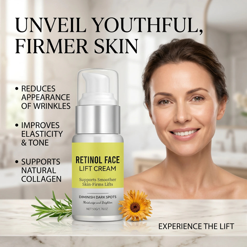 Retinol Face Cream Dark Spot Corrector Firming Lifting & Brightening Moisturizer Restores Elasticity Hydrate Repairing Skin Care Oasis Select
