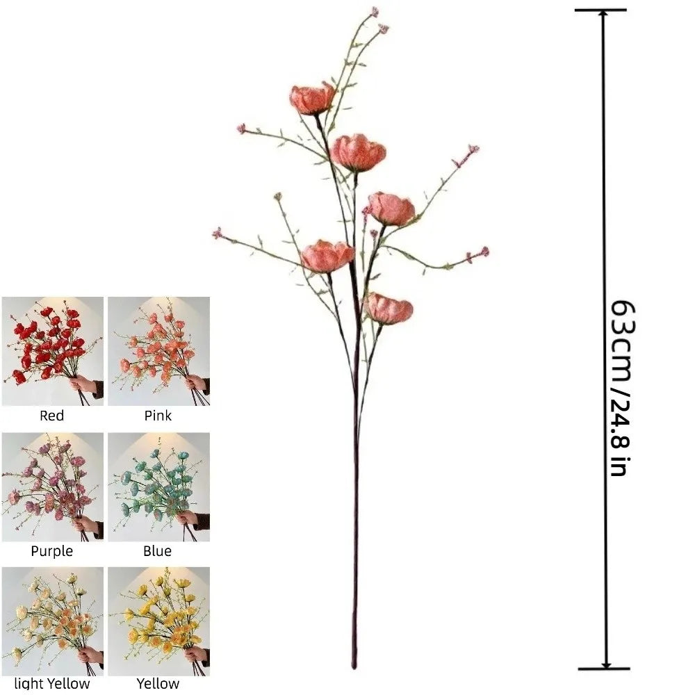 Artificial Butterfly Foam Flower | Fade-Resistant | 63cm Stem