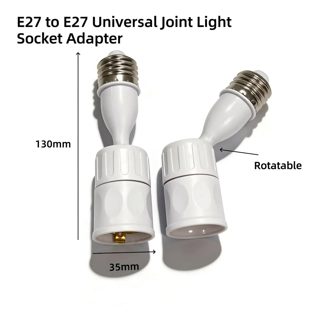 Lamp Holder Converter Compatible Socket Adapter E27 To E14 Converter Insulating B22 To E27 Adapter For Living Room Study Bedroom Oasis Select E27 to E27