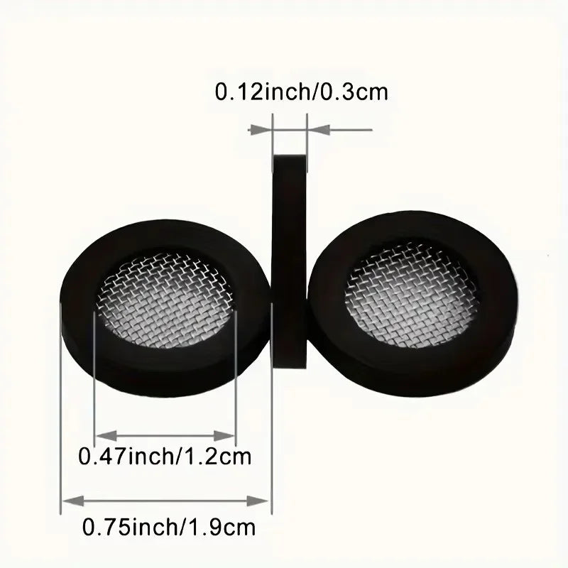 20-Pack Faucet Filter Washers with Stainless Steel Mesh Screen Faucet Filter Washers Oasis Select