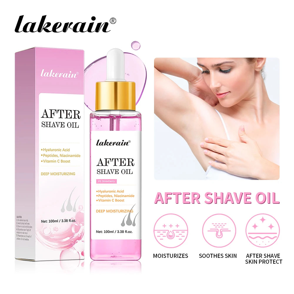 Strawberry Scent After Shave Oil Gently Moisturizes Softens Careens The Skin Beauty Women For Smooth Skin Prevent Ingrown Hairs Oasis Select