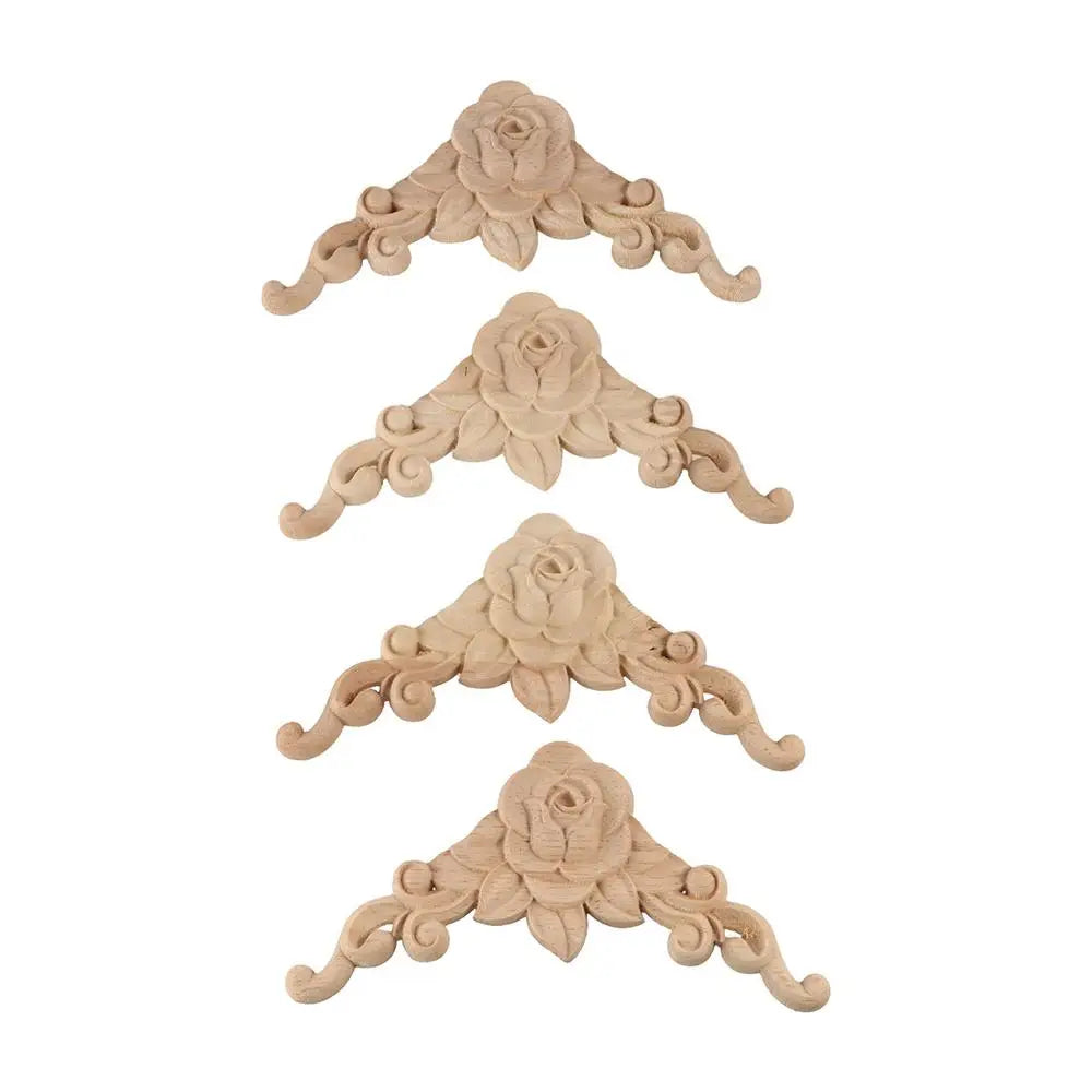 Woodcarving Decal Corner Mouldings Decal Home Decor Wooden Decoration Corner Applique Furniture Applique Wooden Applique Oasis Select