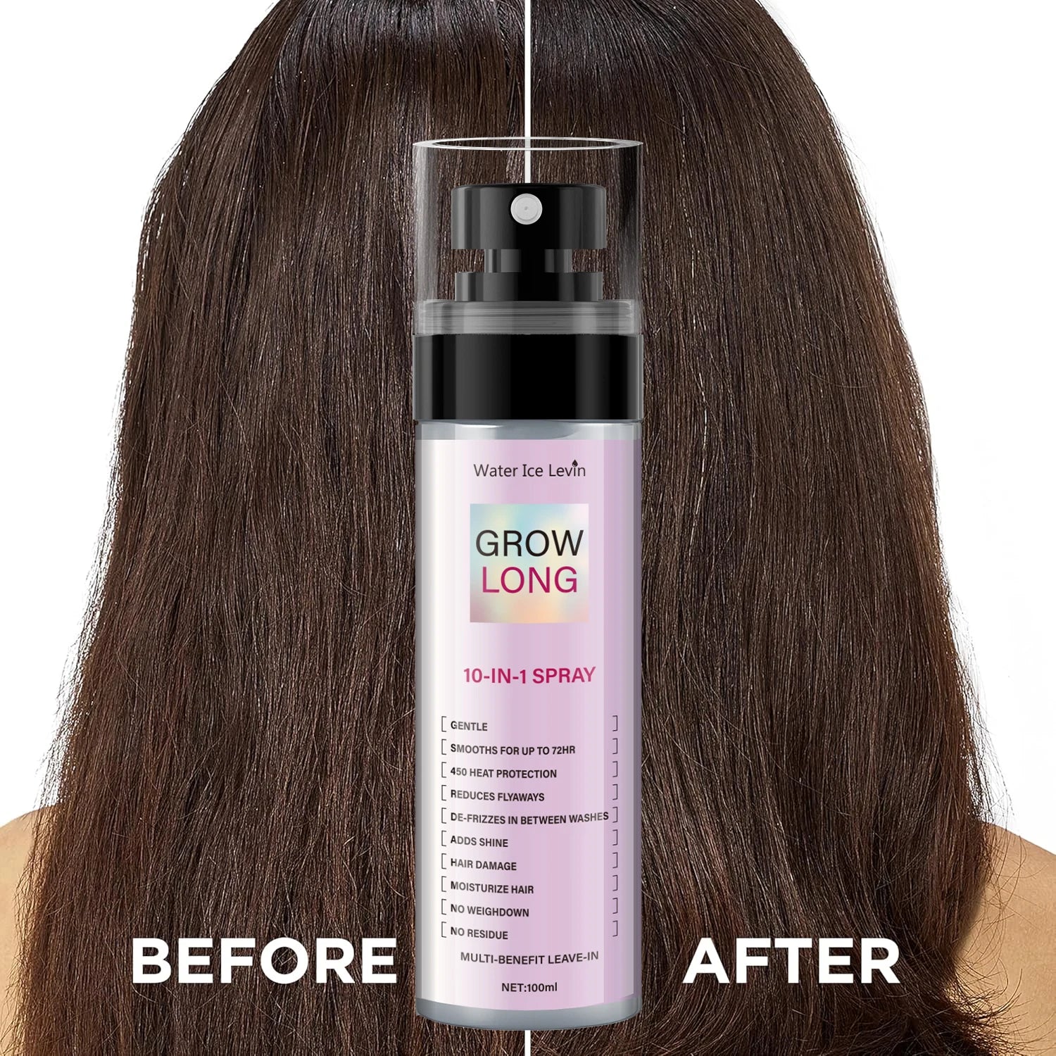 10-in-1 Leave-In Hair Spray – Caffeine, Ginseng & Vitamin E Leave-In Conditioner Spray Oasis Select