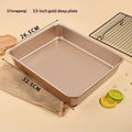 Nonstick Gold Rectangular Baking Pan | Carbon Steel 11 & 13 Inch