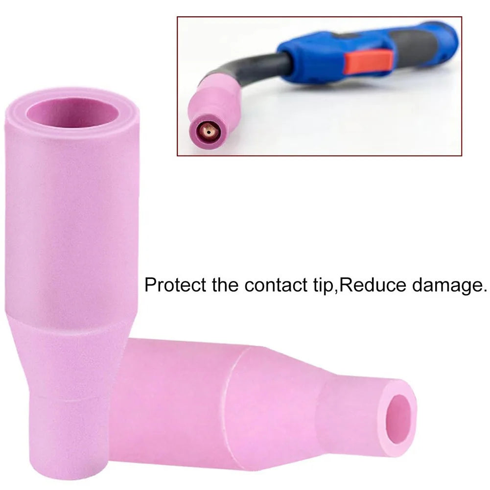 5PCS MB15AK Protection Nozzle For Mig Welder Nozzles Ceramic Nozzle For MB15 For 15AK Gasless Consumables Tips For Welding Torch Oasis Select