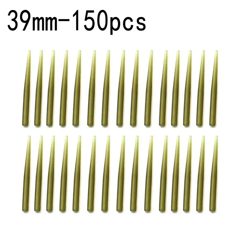 30-150pcs Carp Fishing Anti Entanglement Sleeve Accessories, Helicopter Drilling Rig Oil Pipe Hook Rotating Connector Sleeve Oasis Select 39mm-150pcs