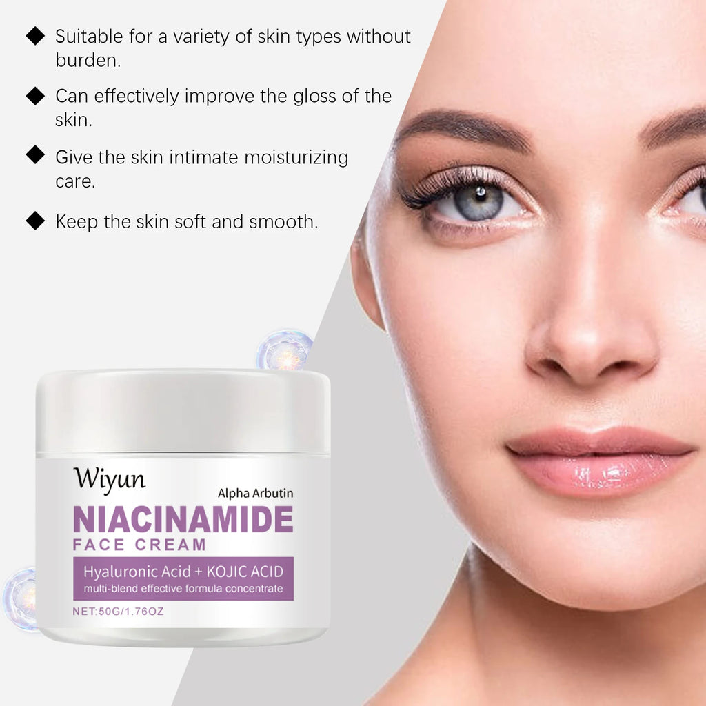 Niacinamide Face Cream Anti Melanin Fade Dark Spots Reduce Pigmentation Relieving Dryness Smoothing Moisturizing Whitening Cream Oasis Select