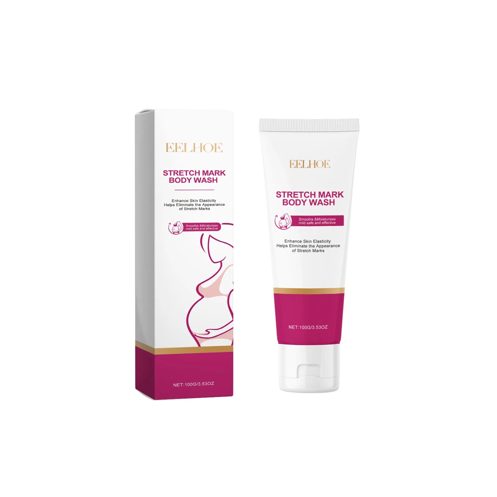 EELHOE Stretch Mark Body Wash – Firming Pregnancy Shower Gel Stretch Mark Body Wash Oasis Select 100g Moisturizing