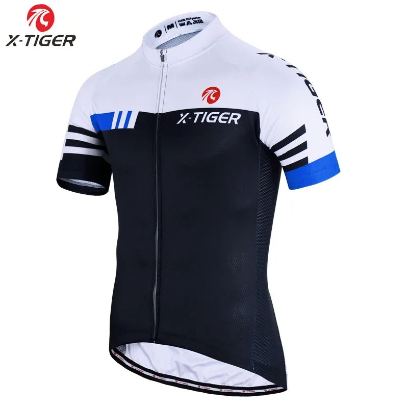 X-TIGER Summer Short Sleeve Pro Cycling Jersey Mountain Bicycle Clothing Maillot Ropa Ciclismo Racing Bike Clothes Jerseys Oasis Select XM-DY-02302 XXXL