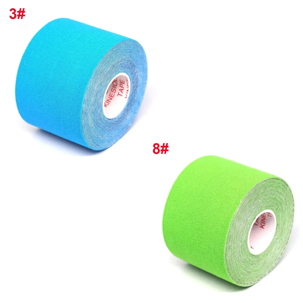 1/2/4Pcs Sports Waterproof Kinesiology Tape Stickers Athletic Bandage Muscle Recovery Protector Strapping Pain Relief Tennis Gym Oasis Select mix 2pcs 3.8CMX5M
