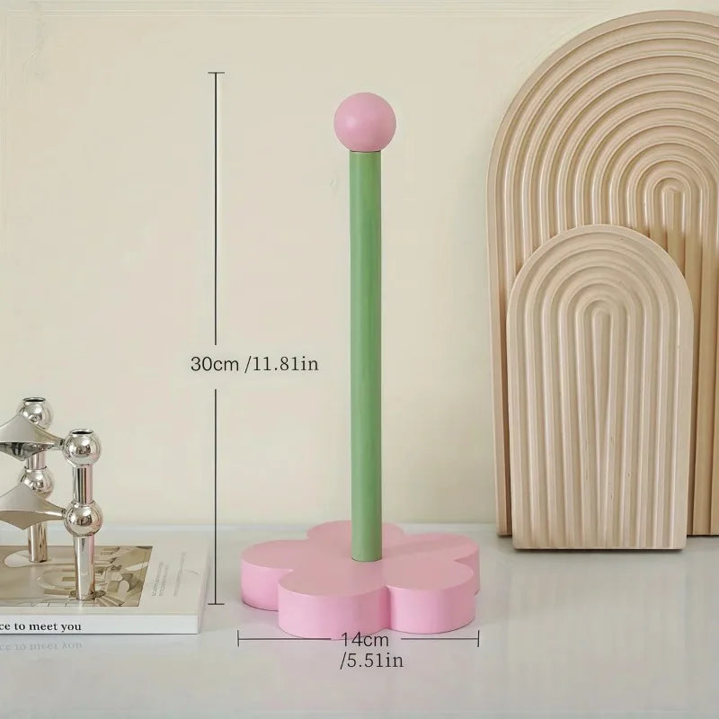 Bathroom Tissue Vertical Stand Paper Towel Storage Holder Wood Paper Towel TulipHolder Kitchen Roll Paper Towel Holder Oasis Select