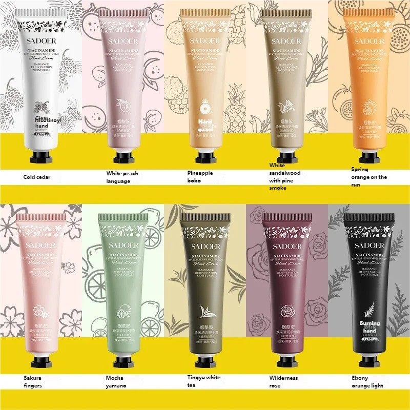 YOUNGCOME 10pc Floral Fruity Hand Cream Set – Moisturizing Hand Cream Set Oasis Select 10pcs1set
