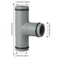 Pool Accessories Swimming Pool Straight Joint Repair Parts T Joint For Water Hose 32MM 1.25in Hose Replacement Adapter Oasis Select B