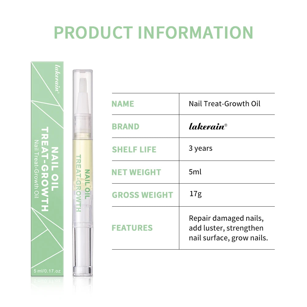 3 Counts Nail Growth Oil For Strength and Moisture Organic Nail Care Blend Nourishing Oil Nail Care Nail Art Brotherpen Cosmetic Oasis Select