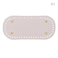 PU Leather Bag Bottom Base with Holes for DIY Crochet Bags Crochet Bag Base Oasis Select 1