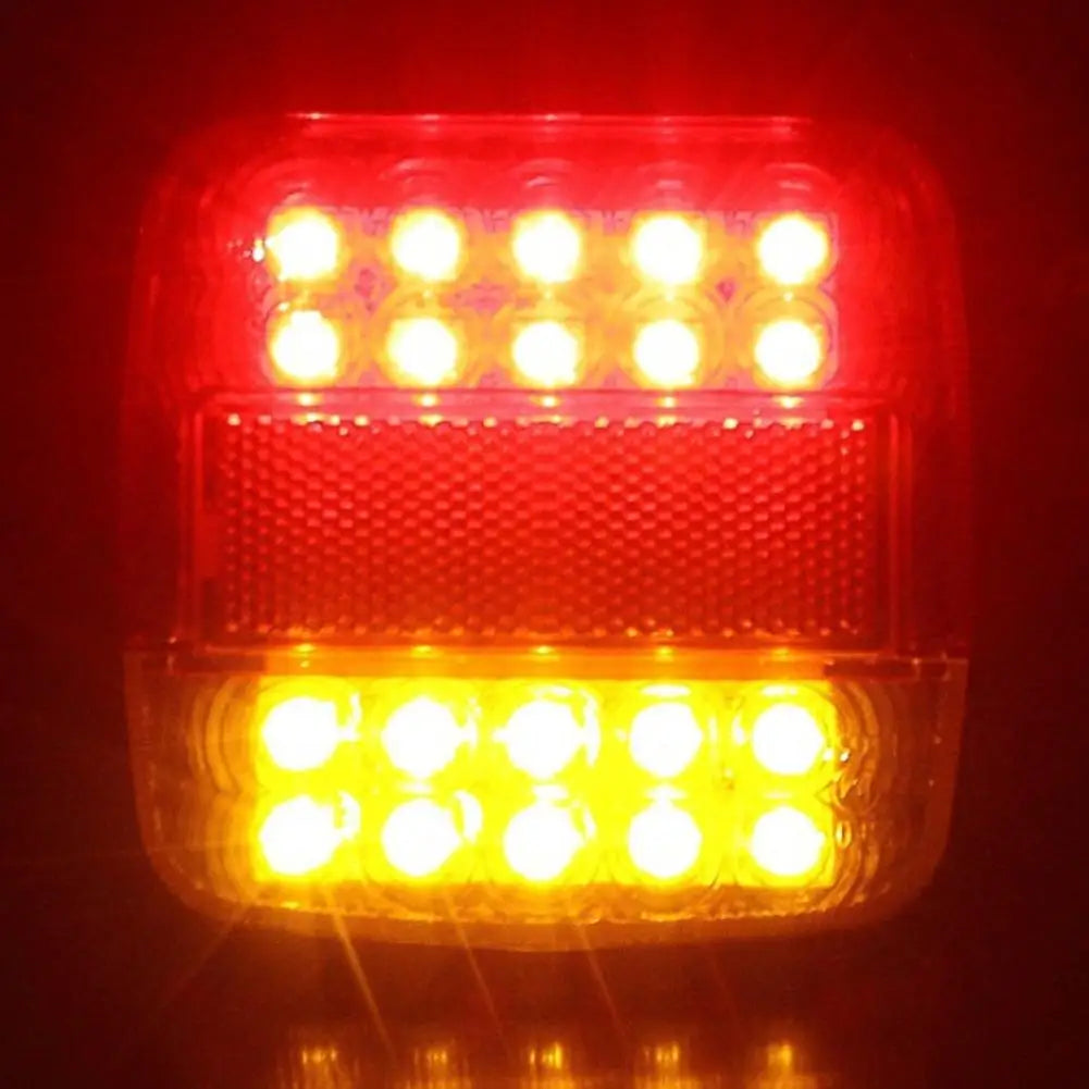 12V 20-LED Waterproof Tail Light for Truck Trailer RV Boat Car