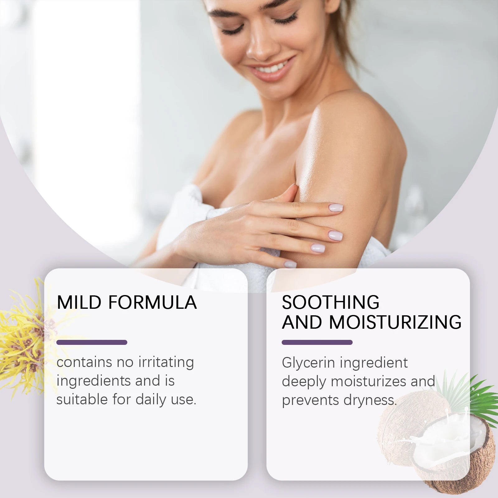 Feminine Wash Gel PH Balanced Long Lasting Moisturizing for Private Part Refreshing Cleansing Prevent Dryness Woman Healthy Care Oasis Select