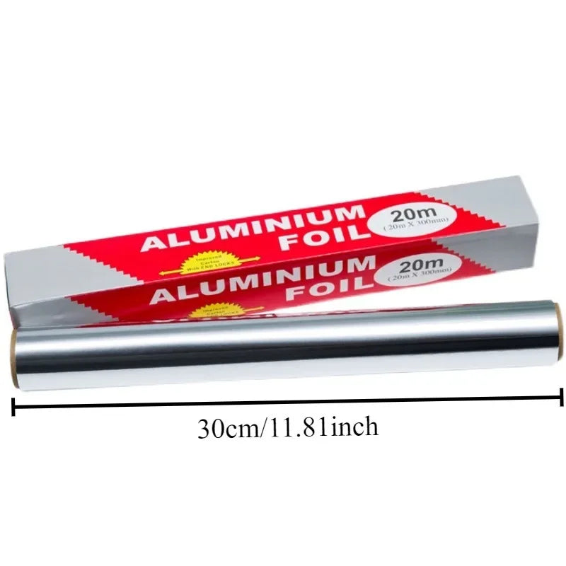 Tin Foil Food Grade Aluminum Foil Air Fryer Specialized Tin Foil Household Oven Baking and Grilling Tin Oasis Select