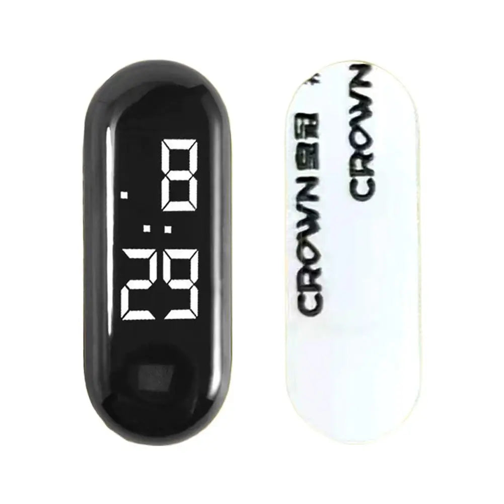 Luminous Motorcycle Car Clock Auto Internal Stick-On Mini Sport Waterproof Watch Mechanics Led Clocks Auto Ornament Accessories Oasis Select A