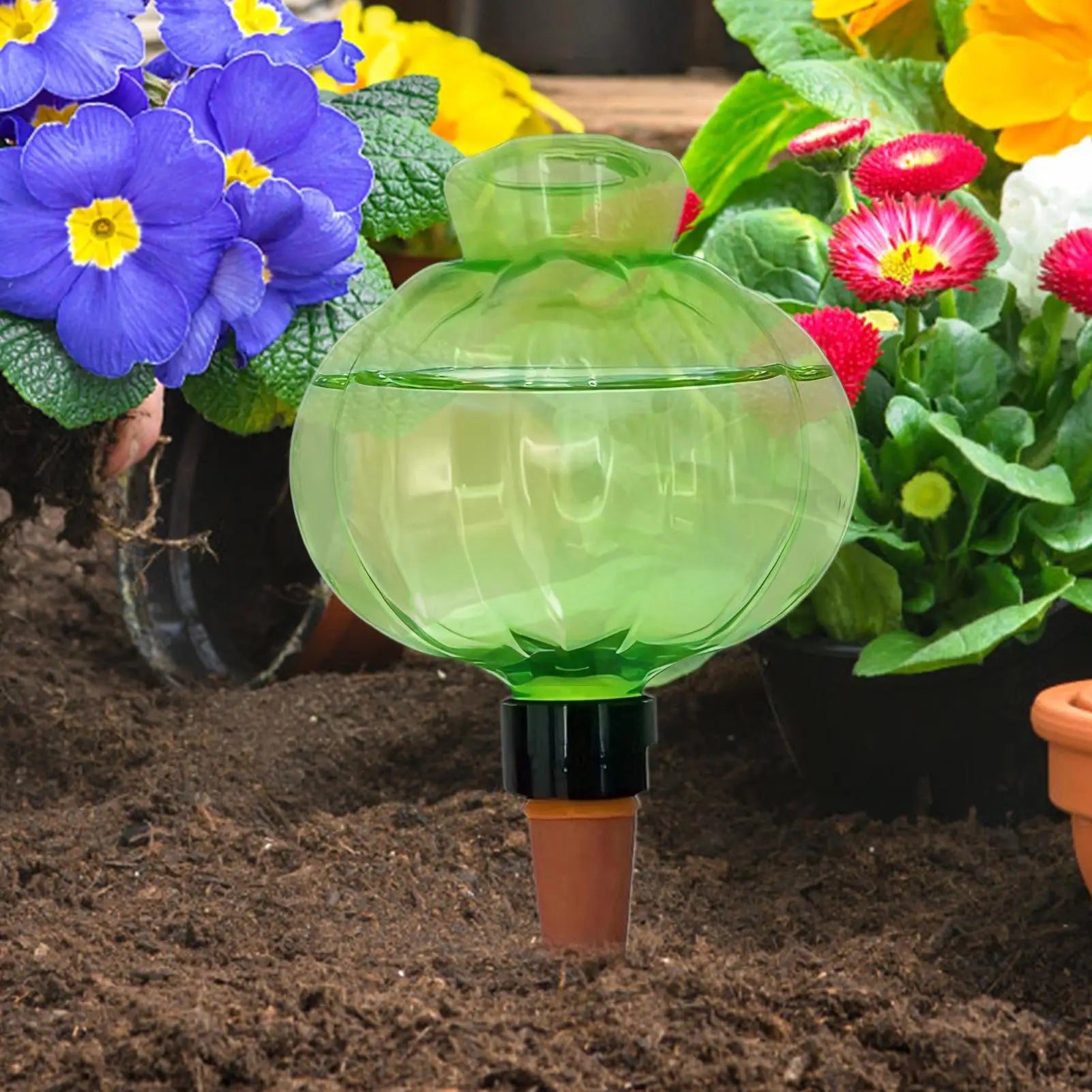 Self Watering Automatic Drip Irrigation System Watering Flower Plant Irrigation Device Creative Indoor Drip Home Garden Supplies Oasis Select