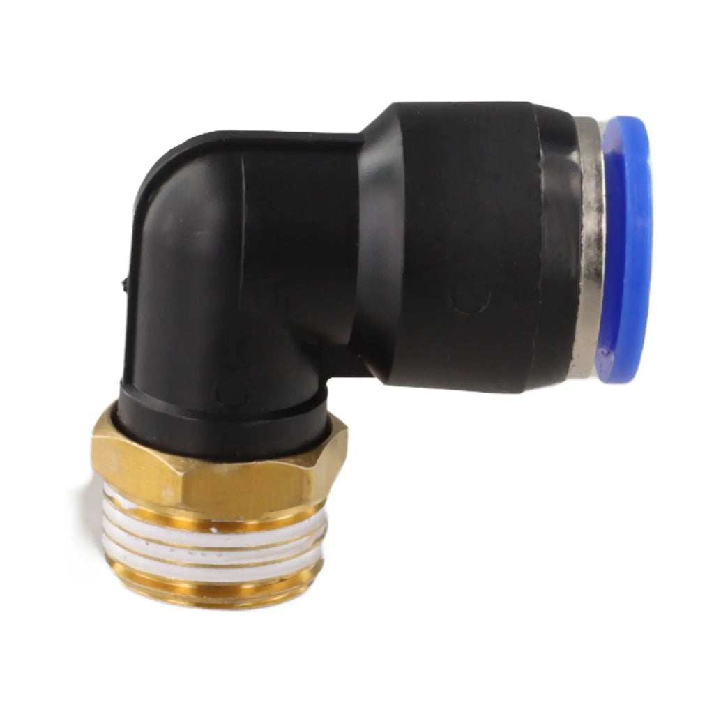 Pneumatic Quick Connector Air Fittings Thread Elbow Adapter PL4-16mm Hose Tube Elbow Air Hose Fittings Quick Connector Oasis Select PL12-03