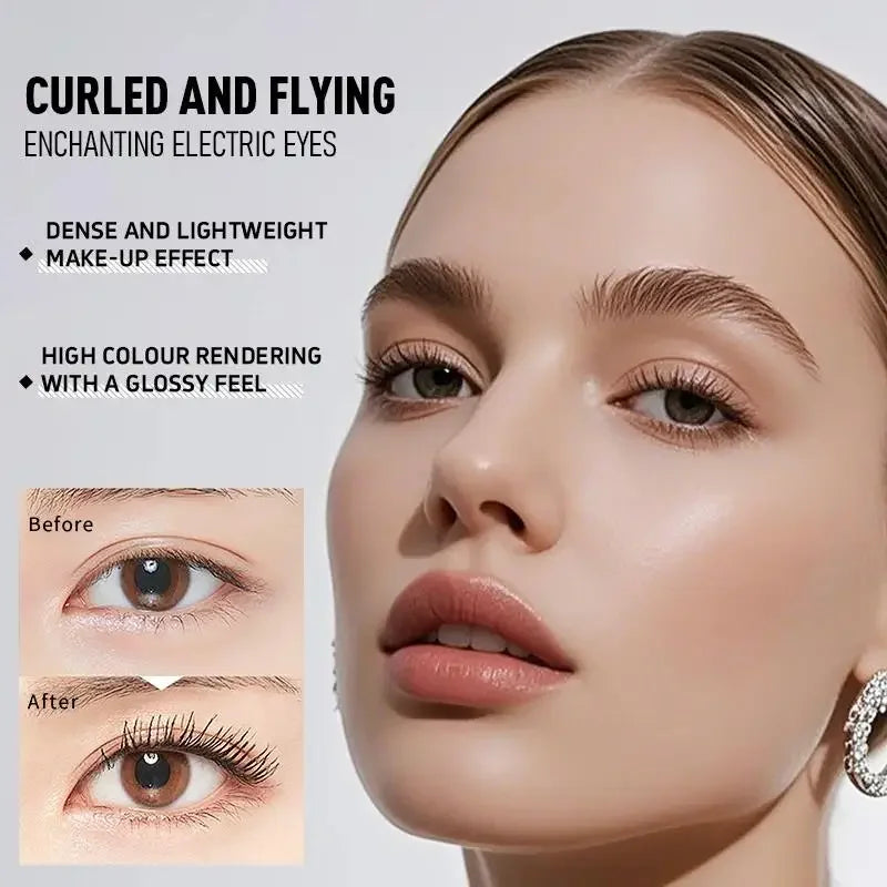 OCHEAL Waterproof Mascara – 2mm Micro Brush, Volume & Curl