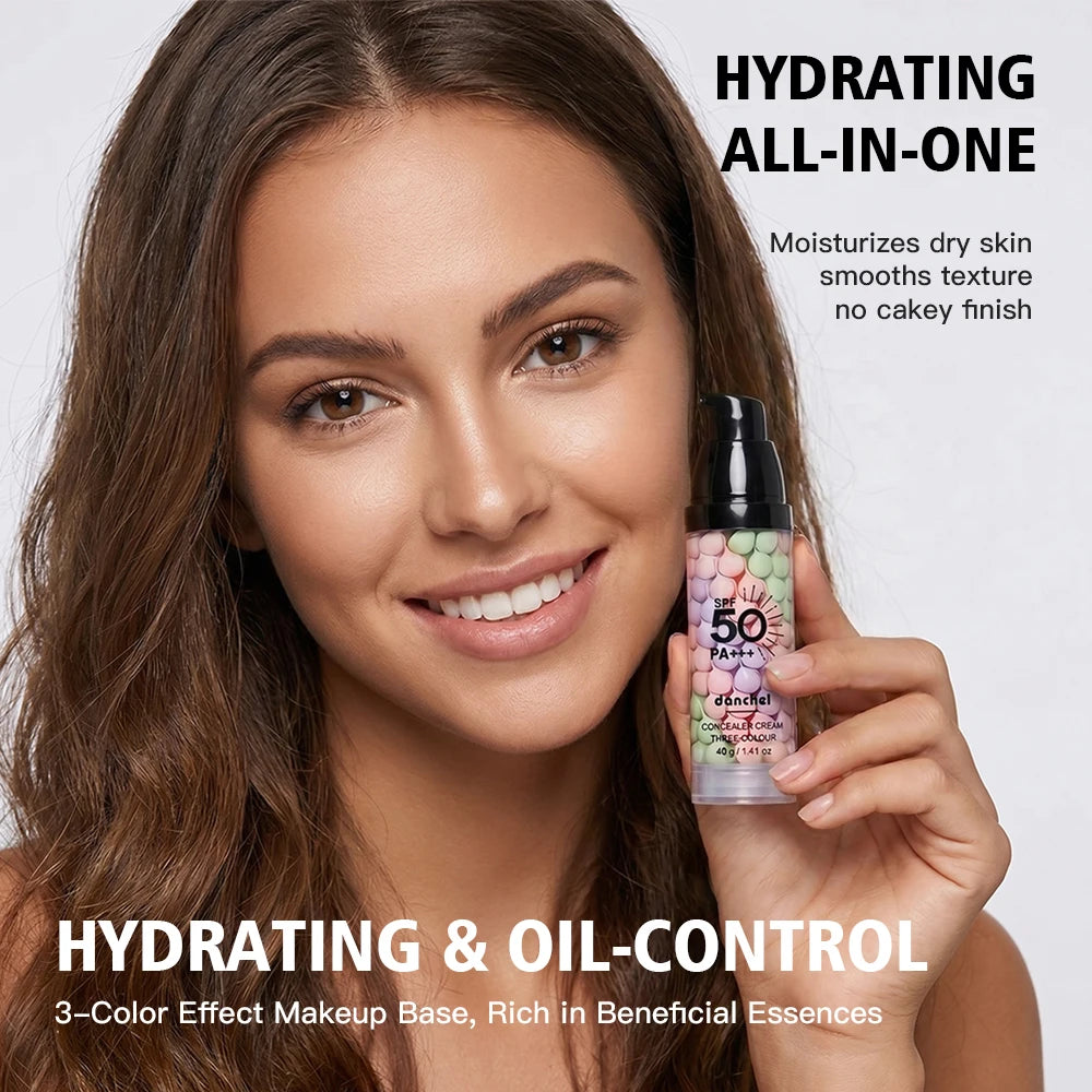 SPF 50 Face Primer – 3-in-1 Color Corrector & Oil Control Face Primer SPF Oasis Select