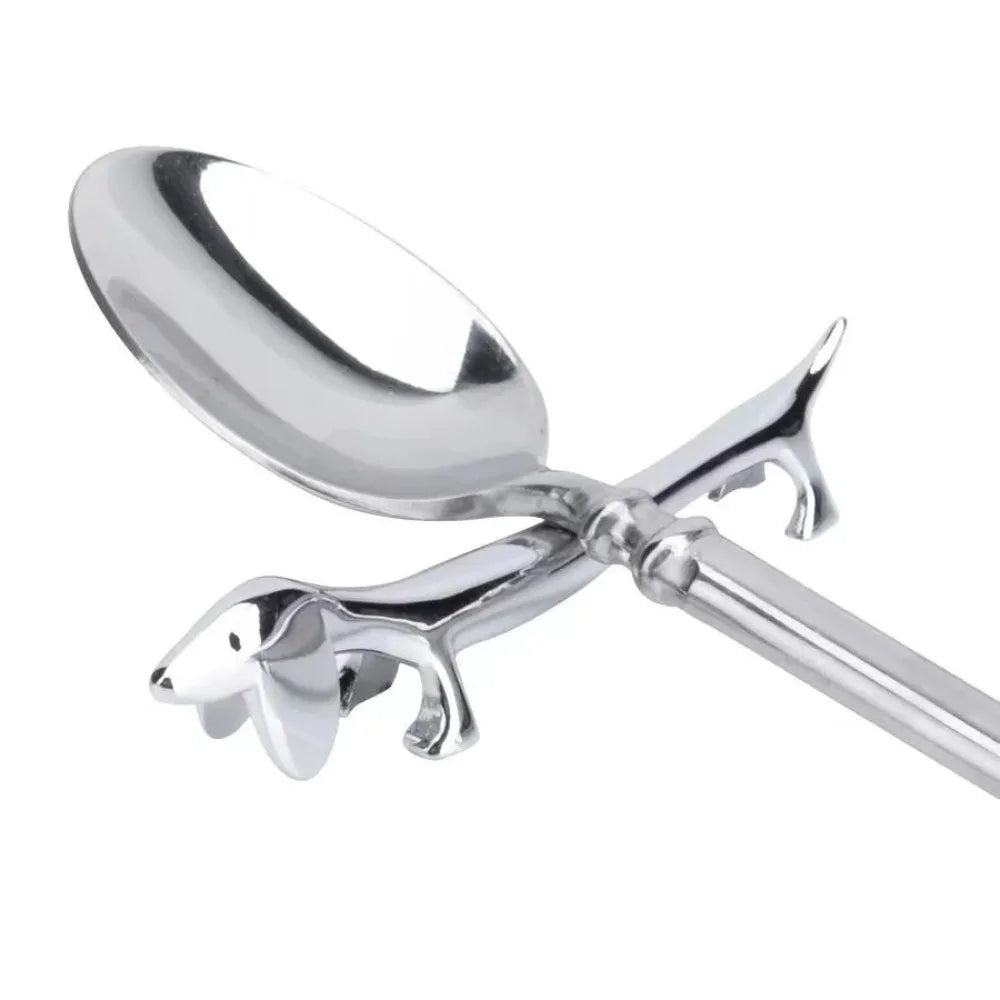 Zinc Alloy Fawn & Dog Cutlery Holder | Tableware Rack
