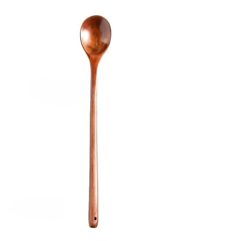 1pc Extra Long Handle Mixing Spoons, Durable Ergonomic Stirring Spoon, Smooth Surface Comfortable Grip for Cooking Soups Oasis Select