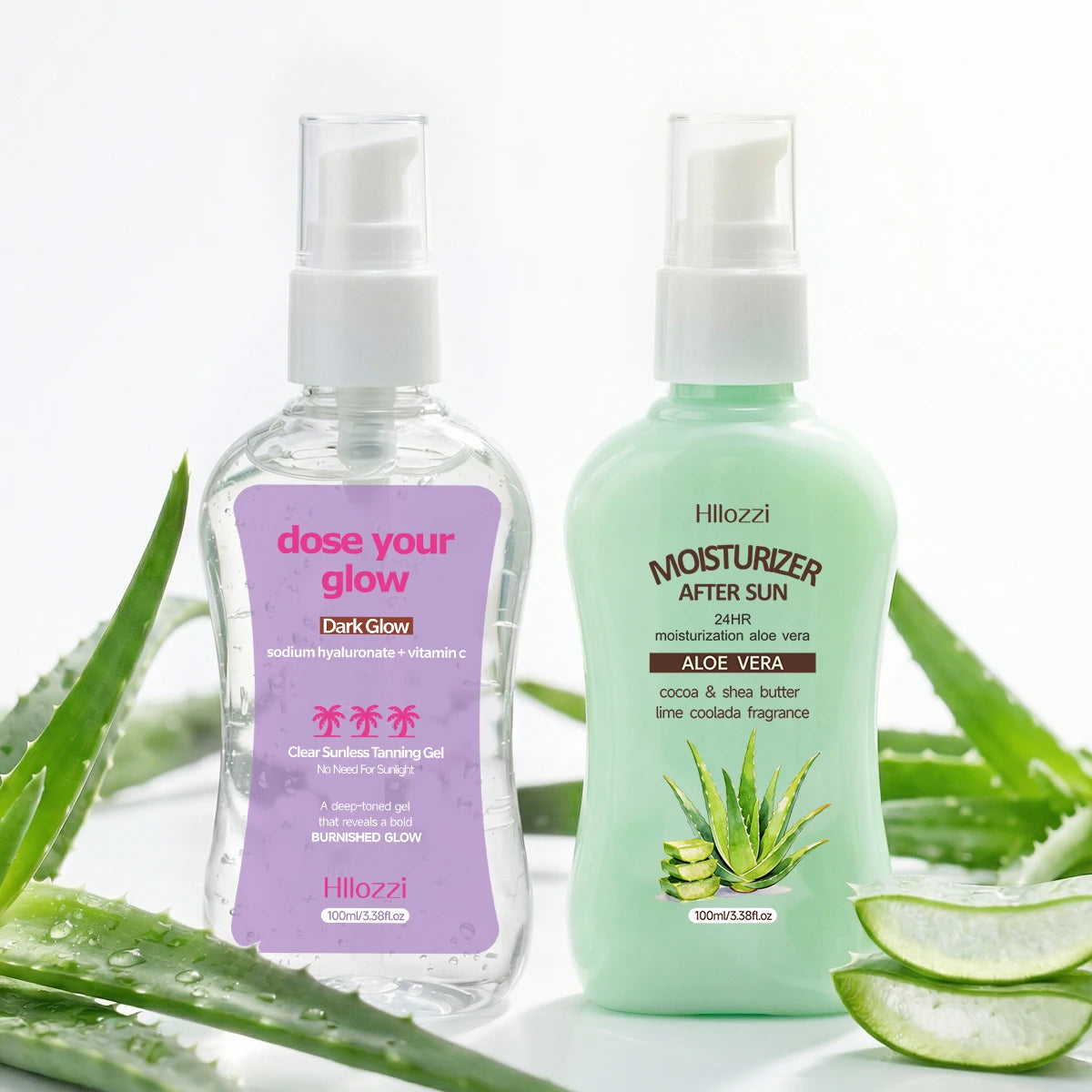 CLEAR SUNLESS TANNING GEL (DARK GLOW) MOISTURIZER AFTER SUN,Moisturizes and nourishes the skin, long-lasting bronze color Oasis Select