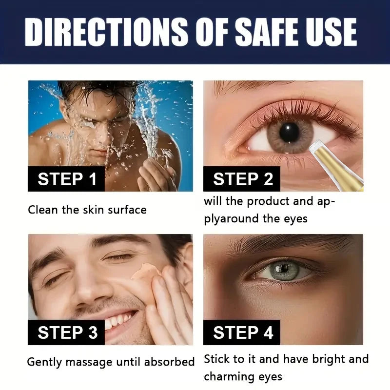 Caffeine and Retinol Eye Cream with Hyaluronic Acid - Anti-Allergic and Moisturizing Formula That Reduces Dark Circles, Puffiness, and Fine Lines Oasis Select