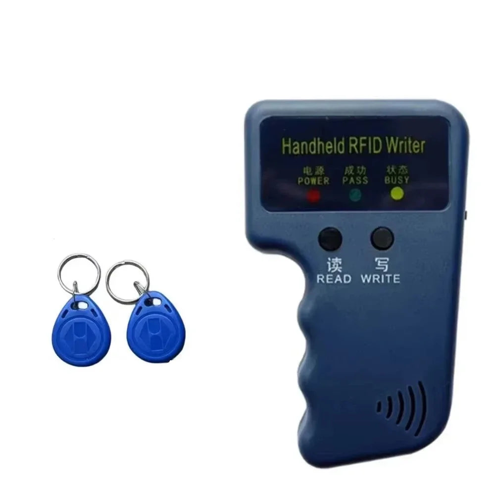 EM Handheld RFID Copier Card Reader Writer Duplicator Programmer Support EM5200 4100 EM4305/ T5577 Rewritable 125Khz Keyfob tag Oasis Select with 2 keys