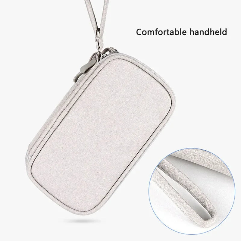 Multi-layer Digital Accessory Storage Bag Dust Proof Power Supply Hard Disk Protective Cover Power Bank Data Cable Storage Bag Oasis Select