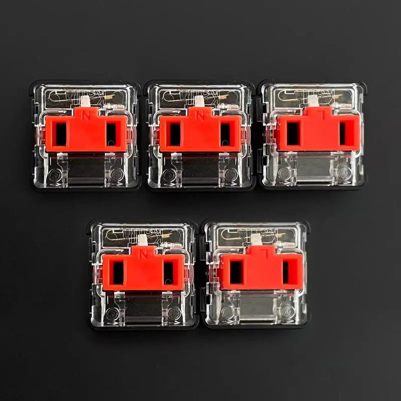 SXH 5Pcs Low Profile Keyboard Switch For G913 G915 G813 G815 Keyboard Repair Parts White Brown Red Switches Oasis Select red